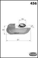 LUCAS FILTERS lfaf244 -  Воздушный фильтр
